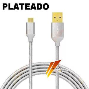 Cable Datos Carga Rapida Anker Estuche Redondo Micro 1metro