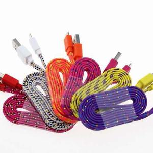 Cable Micro Usb Cuerda Resistente Nylon 2 Metros (tienda)