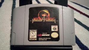 Juego Nintendo 64 Mortal Kombat 4 Original Impecable
