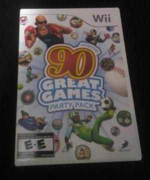 Juego Wii 90 En 1 Great Games Party Pack