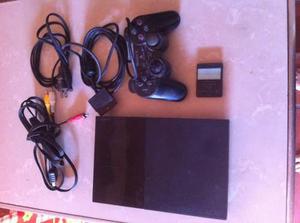 Play Station 2 + Control+mas Memoria Y Cables.