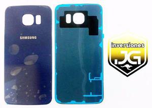 Tapa Trasera Samsung S6 G920f Color Azul Nueva Lara