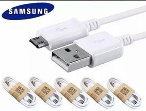 Usb Cable Cargador Samsung, Htc, Lg, Blu Blanco Nuevo