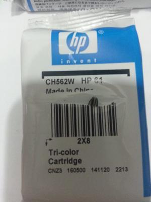 Cartucho Hp 61 Tricolor