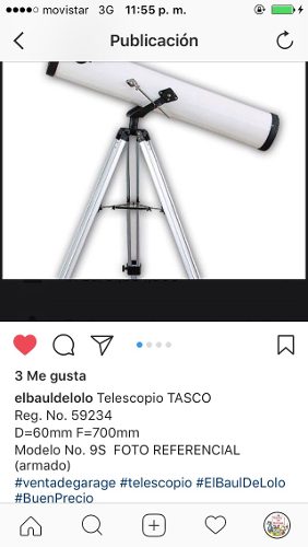 Remató Telescopio Tasco