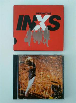 Inxs, Live Baby Live & Definitive Cds Originales Importados