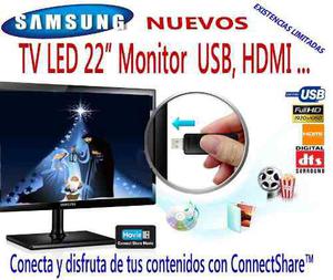 Nuevos Tv / Monitor Led Samsung 22 Pulgadas Lt22c301