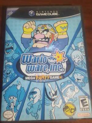 Wario Ware Inc Mega Party Games Gamecube Caja Manual Cd