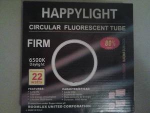 Bombillo Circular Fluorescente 22w Marca Happylight