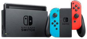 Consola Nintendo Switch Neon Red And Blue Nuevo En Su Caja