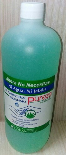 Gel Antibacterial Pureza Con Aloe Vera Litro Y Galon