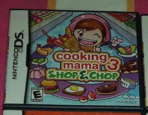 Juego Nintendo Ds Cooking Mama 3