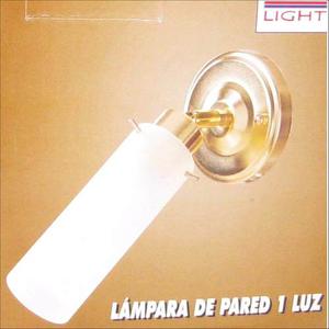 Lampara Lujo Pared Acabado En Oro Frances 1 Luz Br-