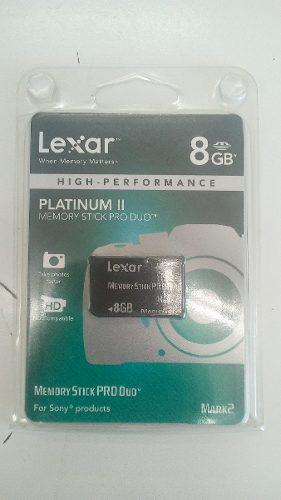 Memory Stick Pro Duo Lexar De 8 Gb