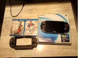 Psvita Sony Original Usado + Memoria De 8gb + 2 Juegos.