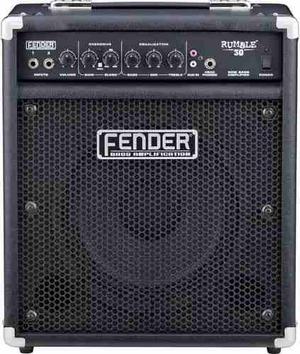 Amplificador De Bajo Fender Rumble 30w Acepto Cambios