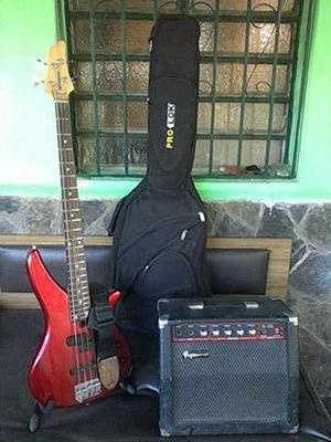 Bajo Electrico Yamaha Rbx 170 Con Estuche Y Amplificador