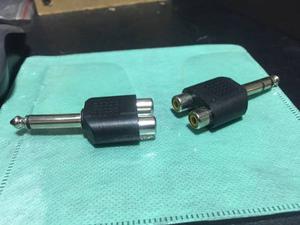 Conector Convertidor Rca - Plus Mono Y Estereo