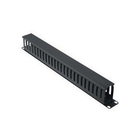 Organizador De Cables Para Rack Horizontal Metal Negro