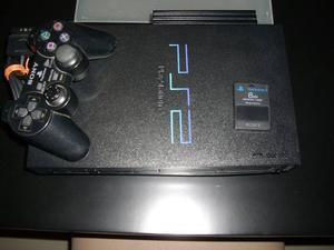 Play Station 2 Con 1 Control + 12 Juegos + Memory Car