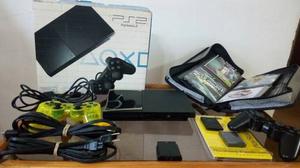 Playstation 2 Slim En Caja + 2 Controles + Memoria