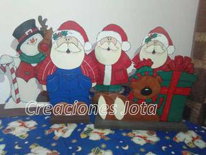 Adornos Y Figuras Navideños En Mdf