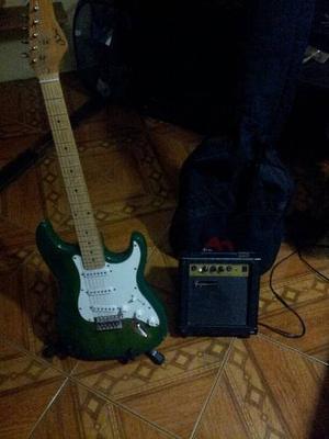 Guitarra Con Amplificador
