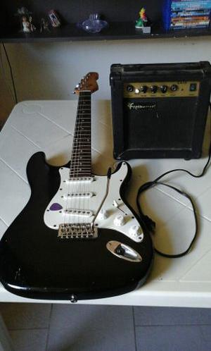 Guitarra Eléctrica Con Amplificador