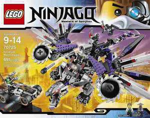 Lego Ninjago 70725 El Dragón Mecánico Nindroide 691 Pzs