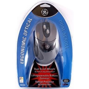 Mouse General Electric Dual Ergonomico Scroll Optical