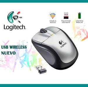 Mouse Inalambrico Optico Usb Wireless Logitech M Ghz