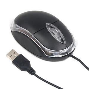 Mouse Optico Cable Laptop Pc Luz Led