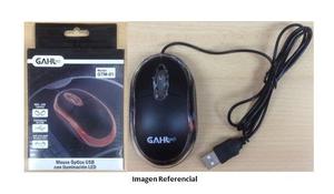 Mouse Optico Usb Con Iluminacion Led Gahl Tech Gtm01 Tt