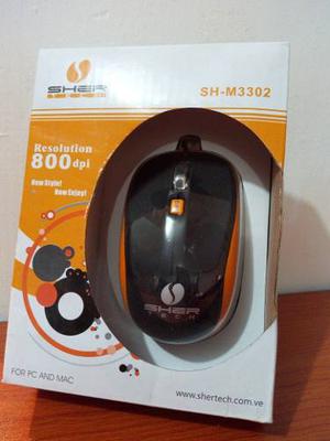 Mouse Sher Optico Usb1.8