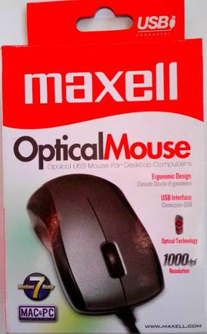 Mouse Óptico Marca Maxell  Dpi Ergonimico