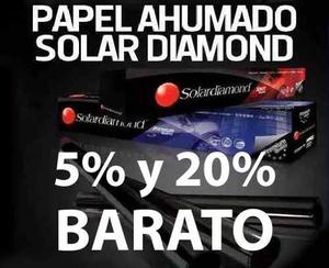 Papel Ahumado Solardiamond 5% Y cm X 60mts