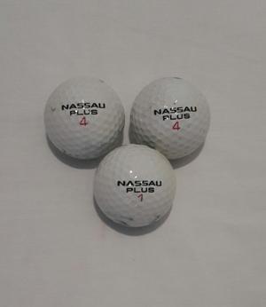 Pelotas De Golf Nassau Plus.