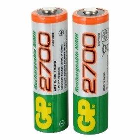 Pilas Baterias Gp Recargables Doble Aa De 2700 Mah