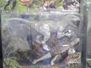 Set De 3 Dinosaurios Grandes Figuras Y Muñecos Trex