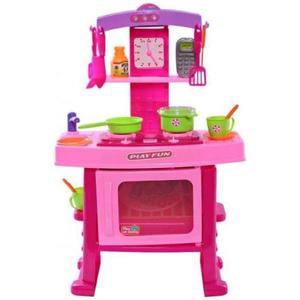 Set De Cocina Para Niñas Con Luces Y Sonidos