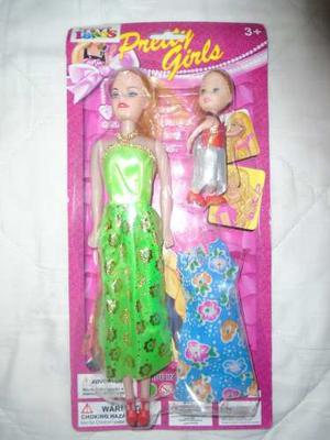 Barbie Muñeca Para Niñas Juguete Accesorios Vestidos