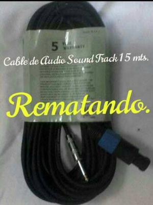 Cables Sound Track 15 Mts.