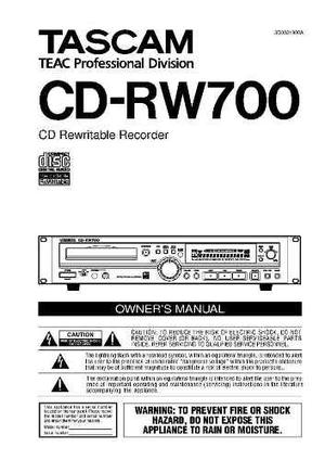 Cd- Tascam Rw700