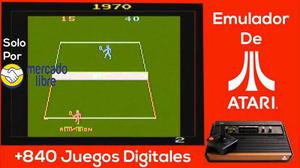 Emulador Y 840 Juegos De Atari  Digitales