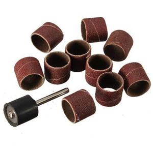 10 Lijas Abrasivas + Vastago Herramientas Rotativas. Dremel