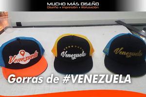 Gorras De Malla Venezuela Vicera Plana