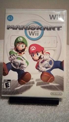 Juego Nintendo Wii Mario Kart Wii Con Volante Original