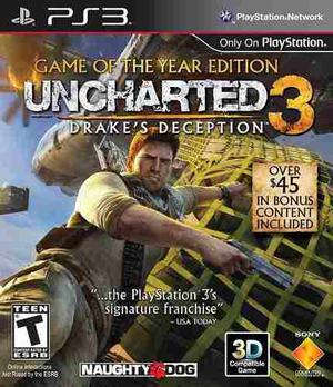 Juego Uncharted 3 Ps3
