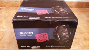 Bajo Kicker L7 12 Modelo S12lw 100 % Original Nuevo