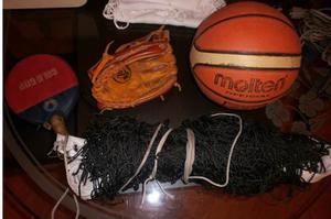 Kit Deportivo Balon/malla De Voleibol Y Guante Tamanaco